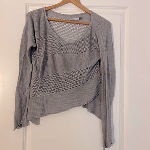Prana knitted pullover asymmetric hem size Small